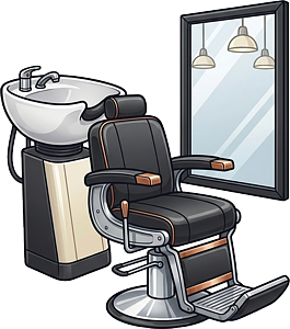 Friseur-Einrichtung & Möbel