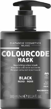 DCM Colourcode Mask Black - Color Hair Cure - 300 ml