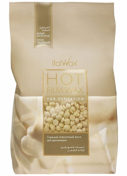 ItalWax Hot Film Wax - Weiße Schokolade - Heißwachs / Epilierwachs - 1000 g