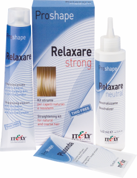 Itely ProShape Relaxare Strong - Straightening kit for natural and unruly hair - 100 ml + 140 ml + 15 ml