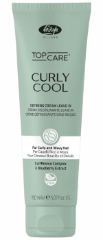 Lisap Top Care Curly Cool Cream - Elastifizierende Leave-In Creme - 150 ml