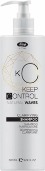 Lisap Keep Control Clarifying Shampoo - Deep cleansing shampoo for Perm treatment - 500 ml