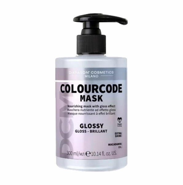 DCM Colourcode Mask Glossy - Farbhaarkur - 300 ml
