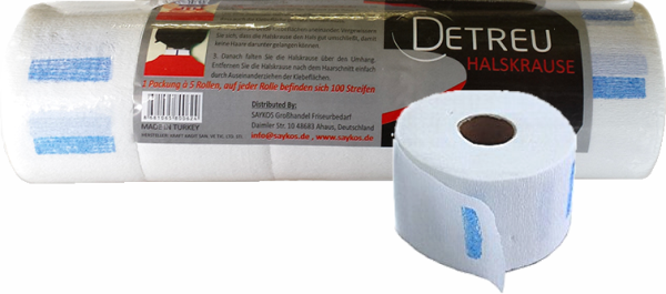 Detreu Neck Strip - 5 Rolls (1 Bar)