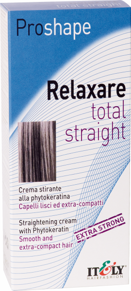 Itely ProShape Relaxare Total Straight - Straightening kit for extra-compact and contoured hair - 100 ml + 140 ml + 15 ml