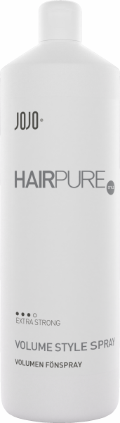 Jojo Hairpure Volume Style Spray Extra Strong - Volume Hair Dryer Spray (Refill bottle) - 1000 ml