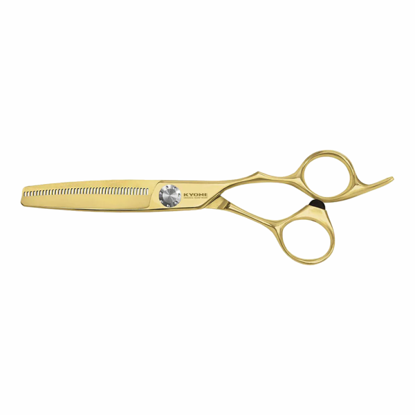 Kyone 710T Gold Ausdünnungsschere / Effilierschere - 6,0" - 40 Zähne