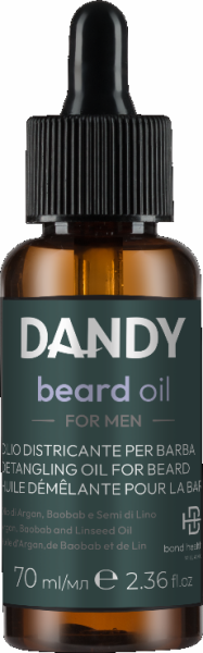 Dandy Beard Oil with Argan, Baobab and Linseed Oil - 70 ml