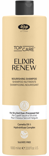 Lisap Top Care Elixir Renew Nourishing Shampoo - Shine Shampoo - 1000 ml