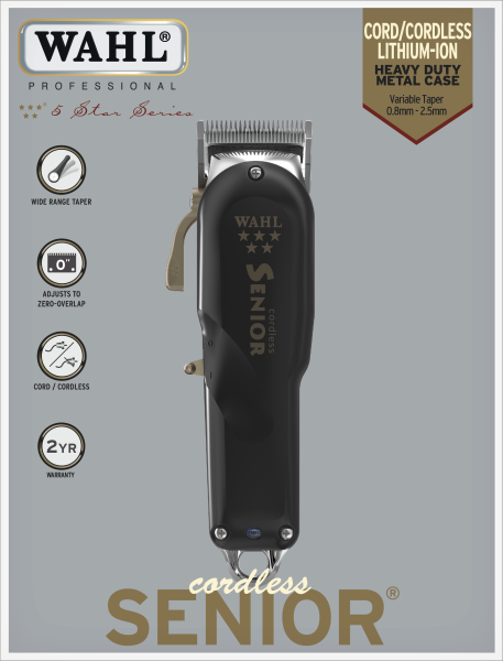 Wahl 5-Star Cordless Senior - Kabellose Haarschneidemaschine