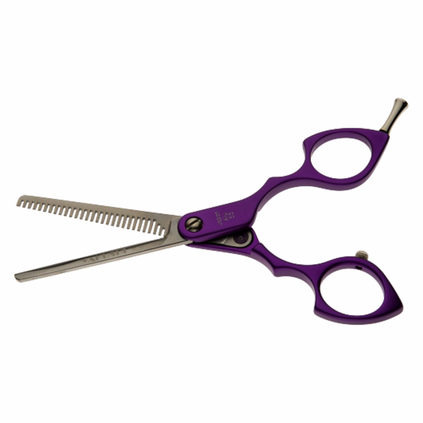 Yakushi Alu Violett - Ausdünnungsschere / Modellierschere - 5,5''