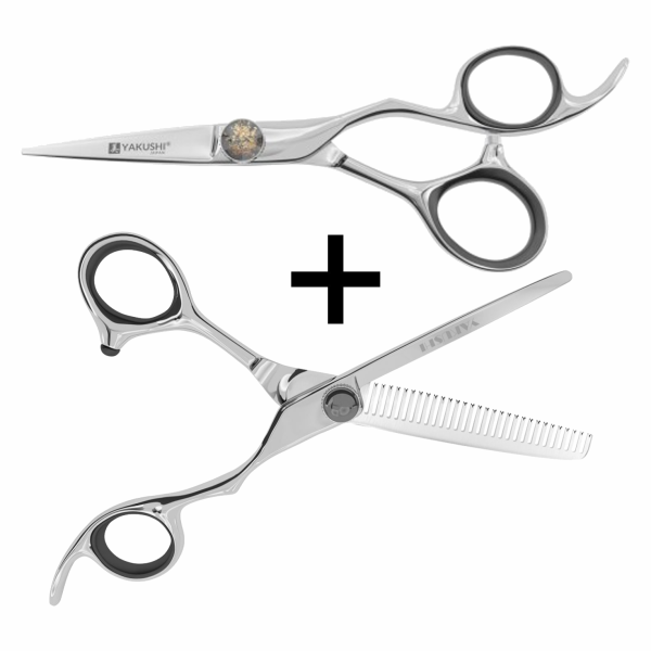 Yakushi Cameleon - Schneideschere / Haarschere + Ausdünnungsschere / Modellierschere - 5,5" / 6,0"