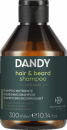 Dandy Hair & Beard Shampoo with Argan, Baobab and Linseed Oil - 300 ml