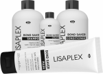 Lisap Lisaplex Bond Saver Shampoo + Conditioner + Mask + Cream mit Pflanzlichem Proteinkomplex - Set - 3x 250 ml + 1x 125 ml